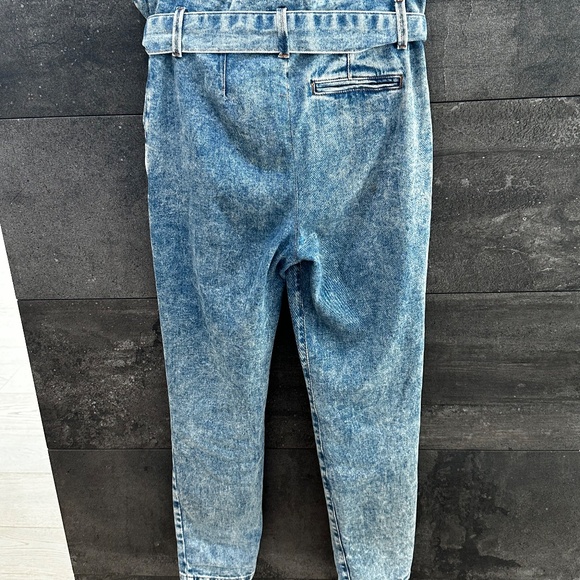 Sezane Austin Paper Bag High Waist Jeans Size 38 - Picture 12 of 13